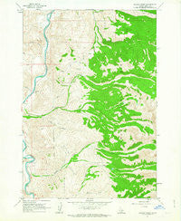 Allison Creek Idaho Historical topographic map, 1:24000 scale, 7.5 X 7.5 Minute, Year 1962
