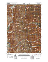 Allison Creek Idaho Historical topographic map, 1:24000 scale, 7.5 X 7.5 Minute, Year 2011