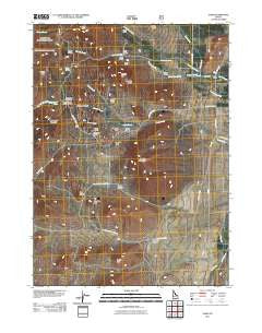 Almo Idaho Historical topographic map, 1:24000 scale, 7.5 X 7.5 Minute, Year 2011