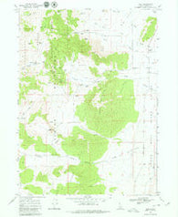 Almo Idaho Historical topographic map, 1:24000 scale, 7.5 X 7.5 Minute, Year 1968