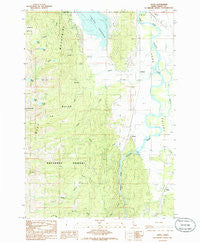 Alpha Idaho Historical topographic map, 1:24000 scale, 7.5 X 7.5 Minute, Year 1985