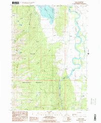 Alpha Idaho Historical topographic map, 1:24000 scale, 7.5 X 7.5 Minute, Year 1985