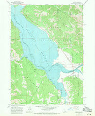 Alpine Wyoming Historical topographic map, 1:24000 scale, 7.5 X 7.5 Minute, Year 1966