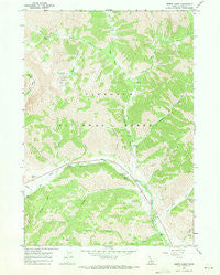 Amber Lakes Idaho Historical topographic map, 1:24000 scale, 7.5 X 7.5 Minute, Year 1967