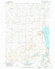 American Falls SW Idaho Historical topographic map, 1:24000 scale, 7.5 X 7.5 Minute, Year 1971
