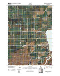 American Falls SW Idaho Historical topographic map, 1:24000 scale, 7.5 X 7.5 Minute, Year 2011