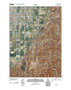 Ammon Idaho Historical topographic map, 1:24000 scale, 7.5 X 7.5 Minute, Year 2011