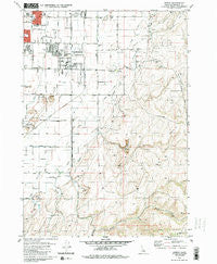 Ammon Idaho Historical topographic map, 1:24000 scale, 7.5 X 7.5 Minute, Year 1981