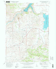 Anderson Ranch Dam Idaho Historical topographic map, 1:24000 scale, 7.5 X 7.5 Minute, Year 1973