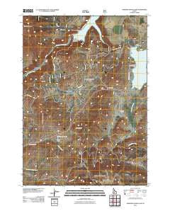 Anderson Ranch Dam Idaho Historical topographic map, 1:24000 scale, 7.5 X 7.5 Minute, Year 2011