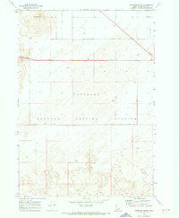 Antelope Butte Idaho Historical topographic map, 1:24000 scale, 7.5 X 7.5 Minute, Year 1969