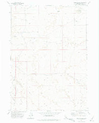 Antelope Flat Idaho Historical topographic map, 1:24000 scale, 7.5 X 7.5 Minute, Year 1972