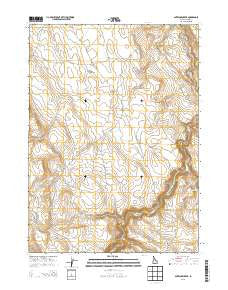 Antelope Creek Idaho Current topographic map, 1:24000 scale, 7.5 X 7.5 Minute, Year 2013