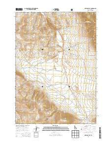 Antelope Flat Idaho Current topographic map, 1:24000 scale, 7.5 X 7.5 Minute, Year 2013
