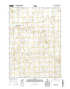 Antelope Lake Idaho Current topographic map, 1:24000 scale, 7.5 X 7.5 Minute, Year 2013
