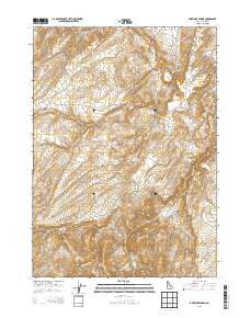 Antelope Spring Idaho Current topographic map, 1:24000 scale, 7.5 X 7.5 Minute, Year 2013