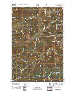 Anthony Peak Idaho Historical topographic map, 1:24000 scale, 7.5 X 7.5 Minute, Year 2011