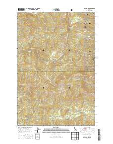 Anthony Peak Idaho Current topographic map, 1:24000 scale, 7.5 X 7.5 Minute, Year 2013