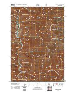 Aparejo Point Idaho Historical topographic map, 1:24000 scale, 7.5 X 7.5 Minute, Year 2011