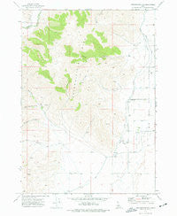 Appendicitis Hill Idaho Historical topographic map, 1:24000 scale, 7.5 X 7.5 Minute, Year 1972