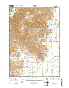 Appendicitis Hill Idaho Current topographic map, 1:24000 scale, 7.5 X 7.5 Minute, Year 2013