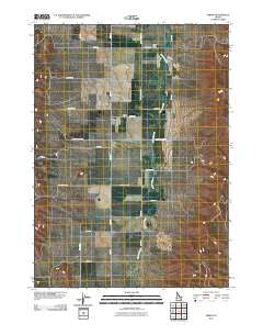 Arbon Idaho Historical topographic map, 1:24000 scale, 7.5 X 7.5 Minute, Year 2010
