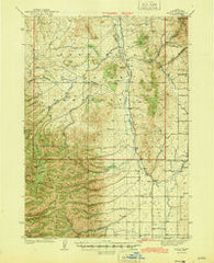 Arbon Idaho Historical topographic map, 1:62500 scale, 15 X 15 Minute, Year 1944