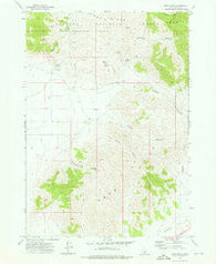 Arco Hills Idaho Historical topographic map, 1:24000 scale, 7.5 X 7.5 Minute, Year 1972