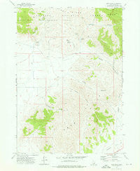 Arco Hills Idaho Historical topographic map, 1:24000 scale, 7.5 X 7.5 Minute, Year 1972