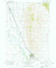 Arco North Idaho Historical topographic map, 1:24000 scale, 7.5 X 7.5 Minute, Year 1972