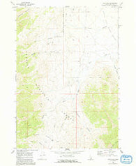 Arco Pass Idaho Historical topographic map, 1:24000 scale, 7.5 X 7.5 Minute, Year 1969