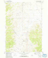 Arco Pass Idaho Historical topographic map, 1:24000 scale, 7.5 X 7.5 Minute, Year 1969