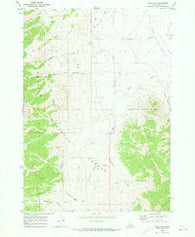 Arco Pass Idaho Historical topographic map, 1:24000 scale, 7.5 X 7.5 Minute, Year 1969