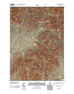 Arco Hills Idaho Historical topographic map, 1:24000 scale, 7.5 X 7.5 Minute, Year 2011