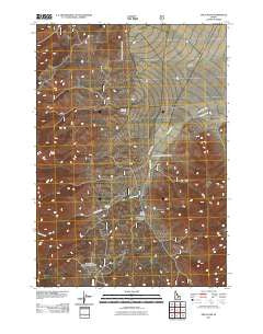 Arco Pass Idaho Historical topographic map, 1:24000 scale, 7.5 X 7.5 Minute, Year 2011