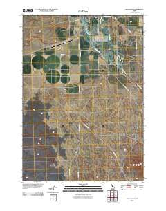 Arco South Idaho Historical topographic map, 1:24000 scale, 7.5 X 7.5 Minute, Year 2010