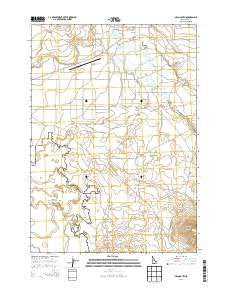 Arco South Idaho Current topographic map, 1:24000 scale, 7.5 X 7.5 Minute, Year 2013