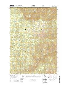 Arctic Point Idaho Current topographic map, 1:24000 scale, 7.5 X 7.5 Minute, Year 2013