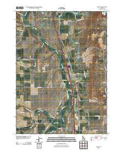 Arimo Idaho Historical topographic map, 1:24000 scale, 7.5 X 7.5 Minute, Year 2010