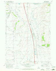 Arimo Idaho Historical topographic map, 1:24000 scale, 7.5 X 7.5 Minute, Year 1968