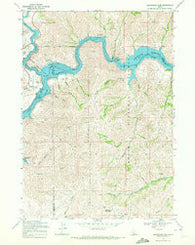 Arrowrock Dam Idaho Historical topographic map, 1:24000 scale, 7.5 X 7.5 Minute, Year 1969