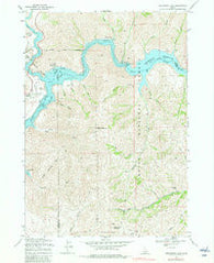 Arrowrock Dam Idaho Historical topographic map, 1:24000 scale, 7.5 X 7.5 Minute, Year 1969