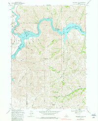 Arrowrock Dam Idaho Historical topographic map, 1:24000 scale, 7.5 X 7.5 Minute, Year 1969