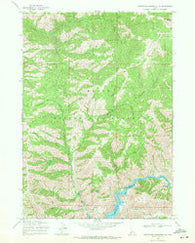 Arrowrock Reservoir NE Idaho Historical topographic map, 1:24000 scale, 7.5 X 7.5 Minute, Year 1969