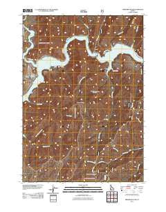 Arrowrock Dam Idaho Historical topographic map, 1:24000 scale, 7.5 X 7.5 Minute, Year 2011