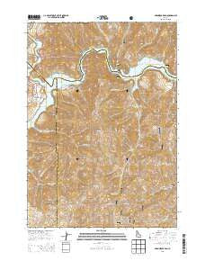 Arrowrock Dam Idaho Current topographic map, 1:24000 scale, 7.5 X 7.5 Minute, Year 2013