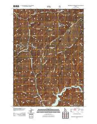 Arrowrock Reservoir NE Idaho Historical topographic map, 1:24000 scale, 7.5 X 7.5 Minute, Year 2011
