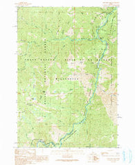 Artillery Dome Idaho Historical topographic map, 1:24000 scale, 7.5 X 7.5 Minute, Year 1990
