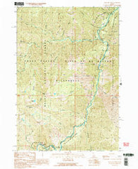 Artillery Dome Idaho Historical topographic map, 1:24000 scale, 7.5 X 7.5 Minute, Year 1990
