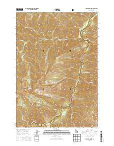 Artillery Dome Idaho Current topographic map, 1:24000 scale, 7.5 X 7.5 Minute, Year 2013